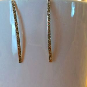 14 karat gold and diamond earrings